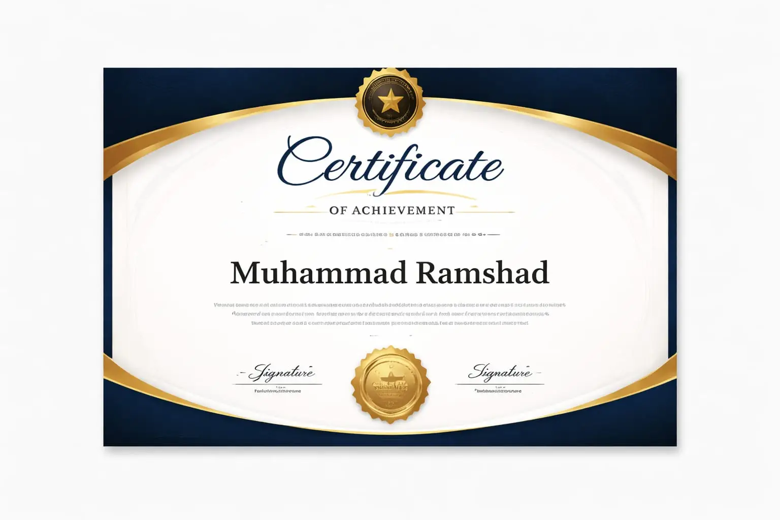 certificate 1